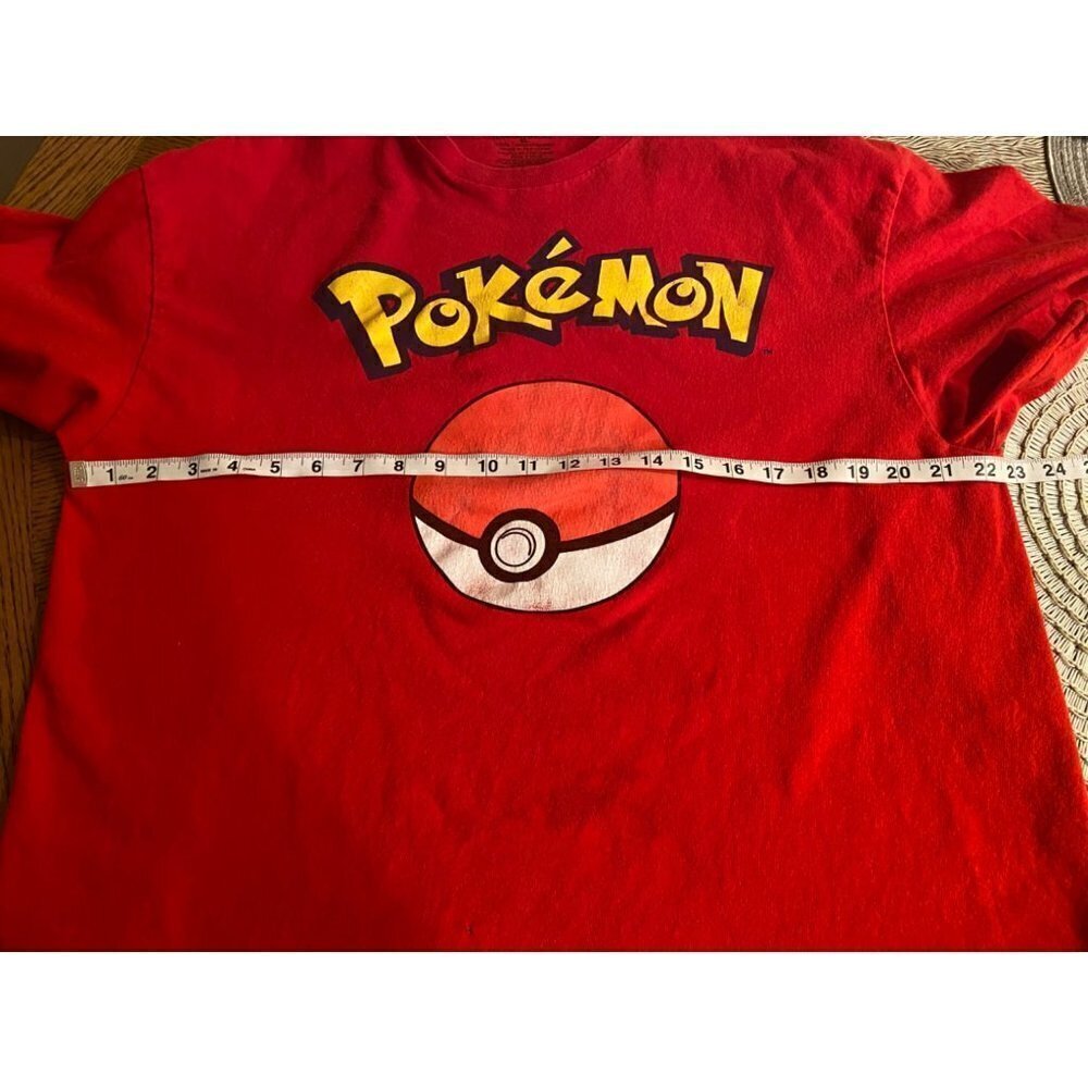 Pokemon Pokeball Red T-Shirt Xl - image 7